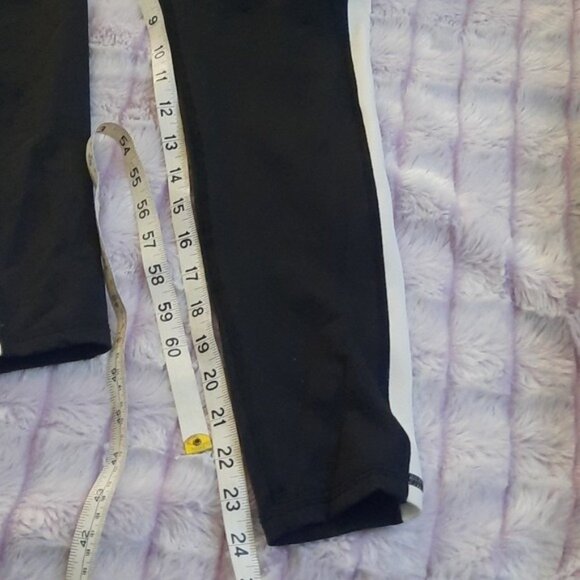 MICHI Velocity Black White Front Zipper Cut Out Long Sleeve Unitard Jumpsuit XS - Picture 7 of 7